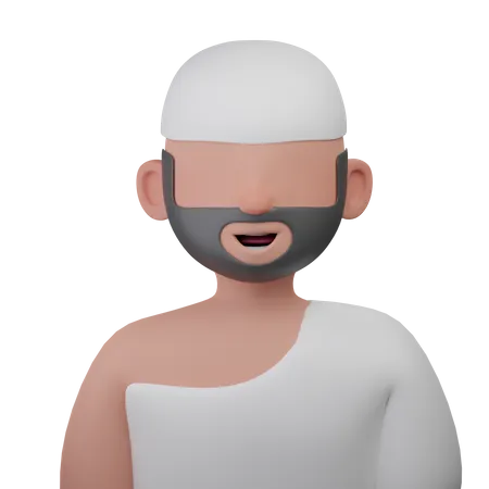 Muslimischer Mann  3D Icon
