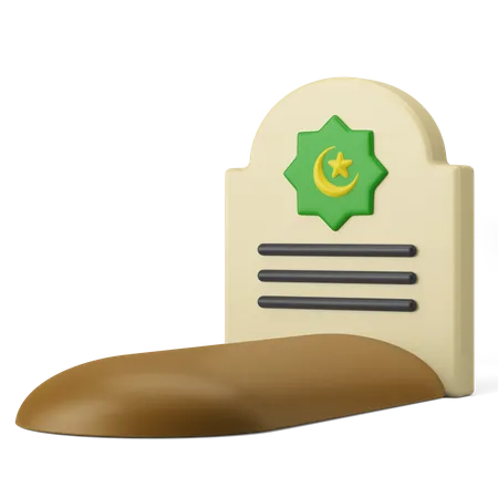 Muslimisches Grab  3D Icon