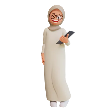 Muslimwoman  3D Illustration