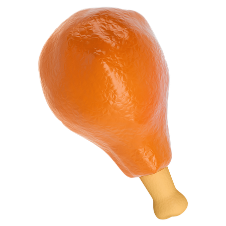 Muslo de pollo  3D Icon