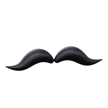 Mustache  3D Icon