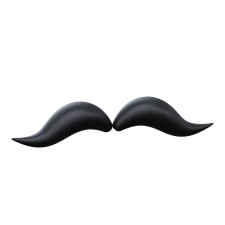 Mustache 3 D Barbershop Icon 3D Icon