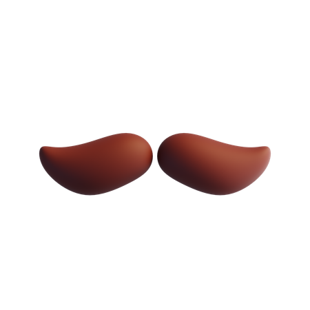 Mustache  3D Icon