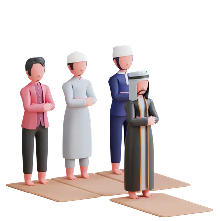 Ilustracion De Ramadan De Personaje 3 D 3D Illustration