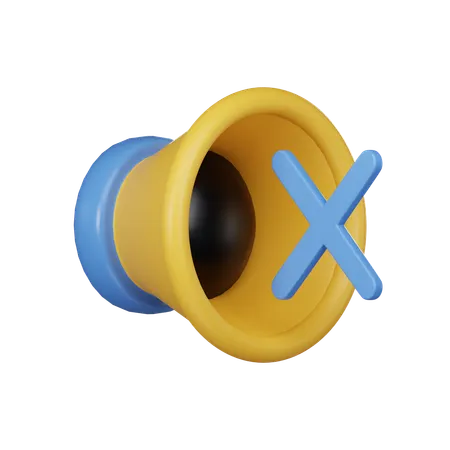 Silenciar  3D Icon