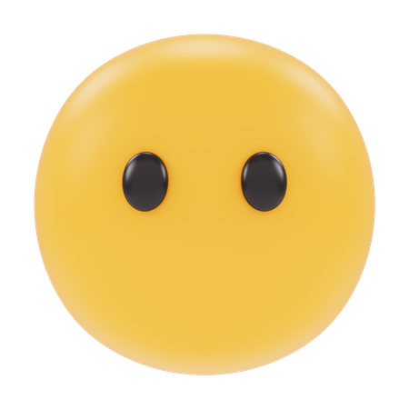 Mute Emoji  3D Icon