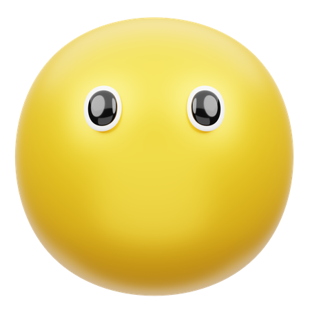 Mute Emoji 3D Illustration
