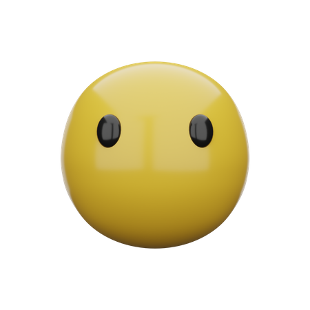 Mute Emoji  3D Illustration