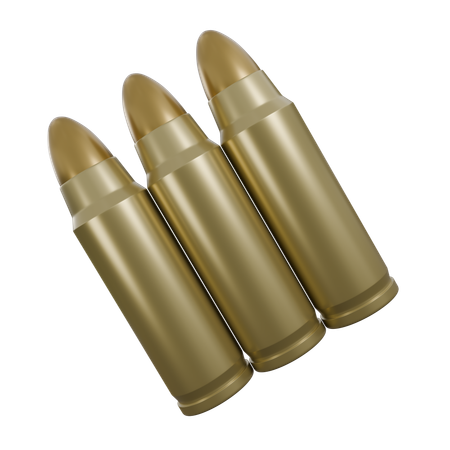 Mutiple Bullet  3D Icon