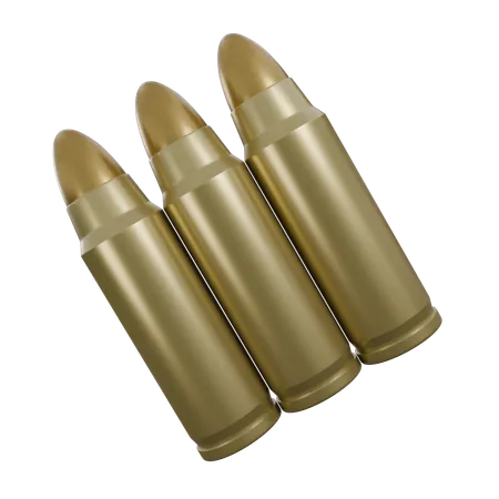 Mutiple Bullet  3D Icon