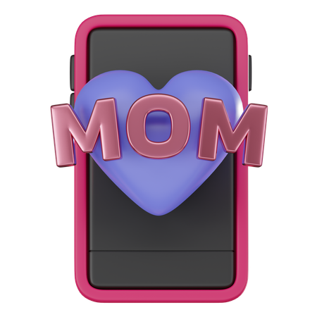 Muttertagsnachricht  3D Icon