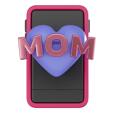 Muttertagsnachricht  3D Icon