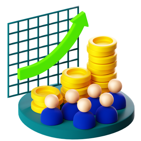 Mutual Funds  3D Icon