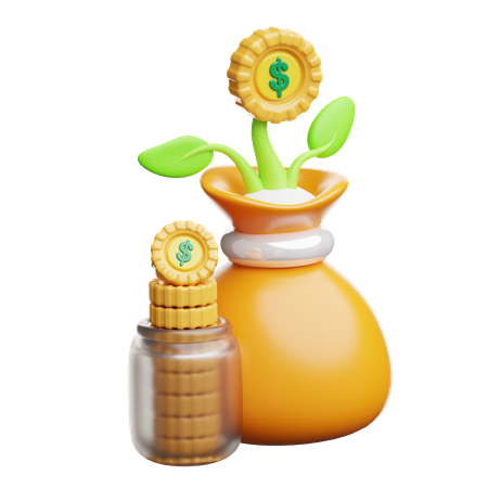 뮤추얼 펀드  3D Icon