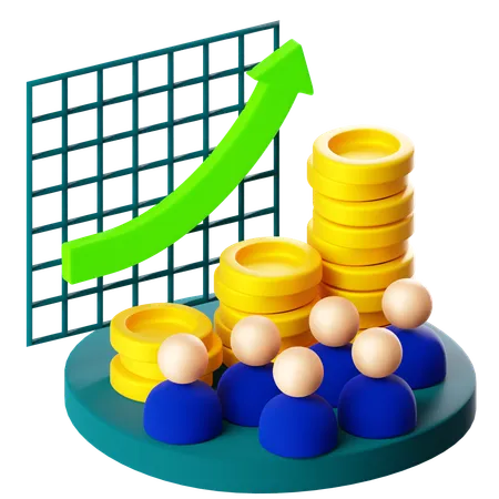 Mutual Funds  3D Icon