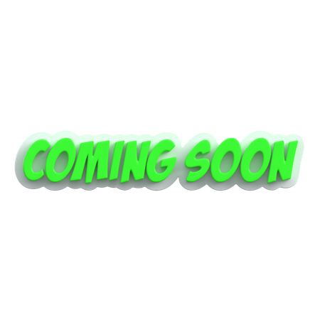 Muy pronto  3D Icon