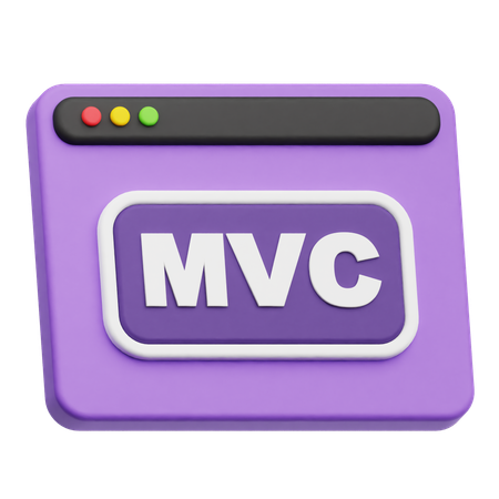 Mvc 웹사이트  3D Icon