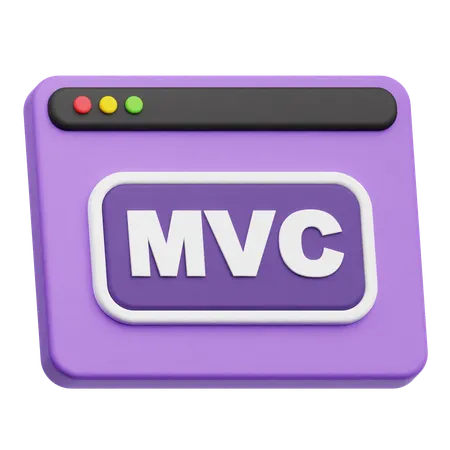 Mvc 웹사이트  3D Icon