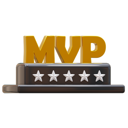 Trofeo mvp  3D Icon