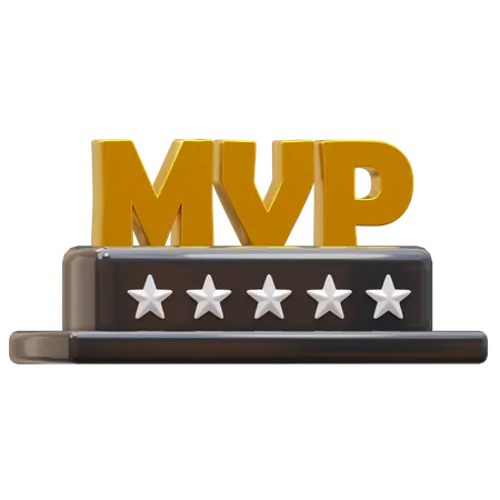 Trofeo mvp  3D Icon