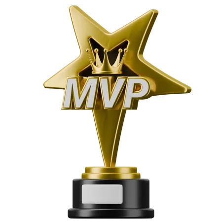 MVP 트로피  3D Icon