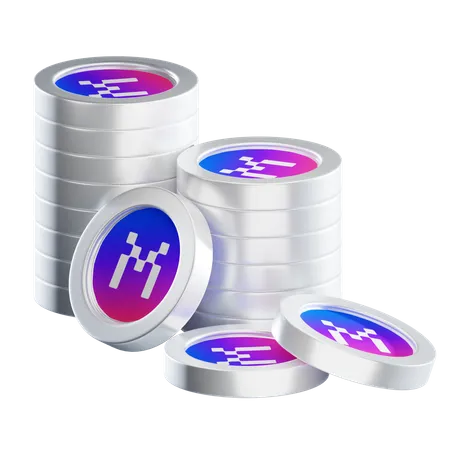 Mxc Coin Stacks  3D Icon