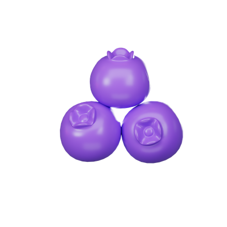 Fruit de myrtille  3D Icon