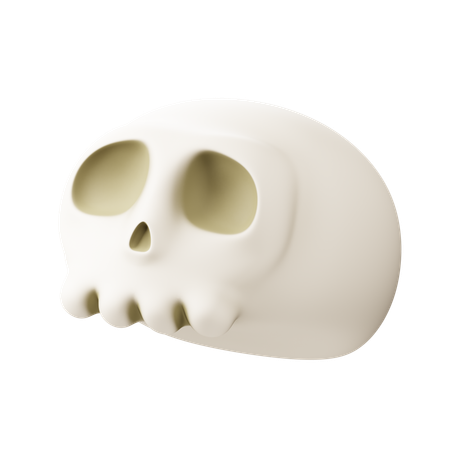 Mysterious Skull  3D Icon