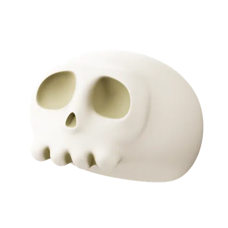 Mysterious Skull  3D Icon