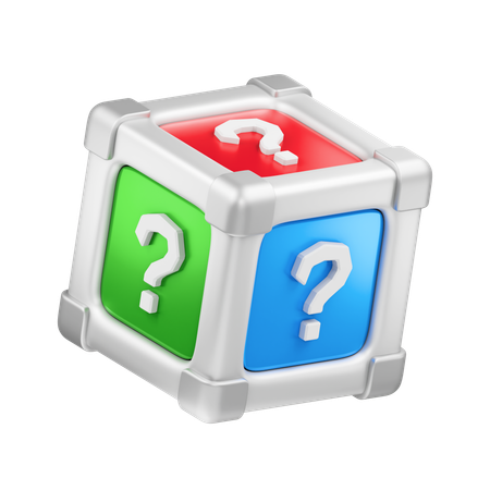 Mystery box  3D Icon
