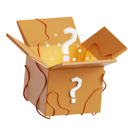 Mystery Box  3D Icon