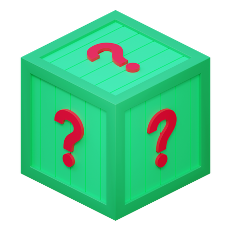 Mystery Box  3D Icon