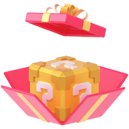 Mystery Box  3D Icon