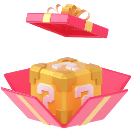 Mystery Box  3D Icon