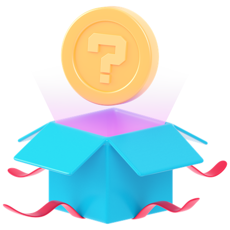 Mystery Box  3D Icon