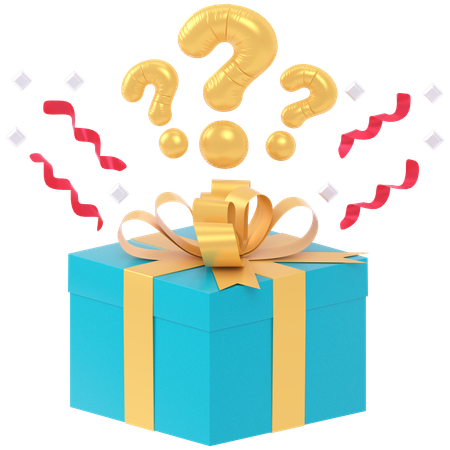 Mystery Box  3D Icon