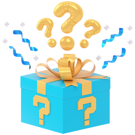 Mystery Box  3D Icon