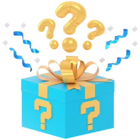 Mystery Box  3D Icon