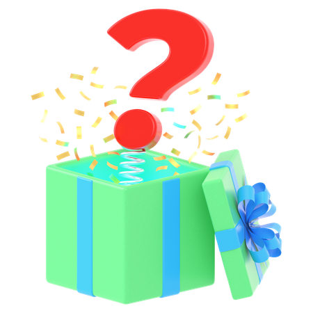 Mystery Box  3D Icon