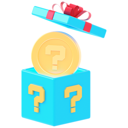 Mystery Box  3D Icon