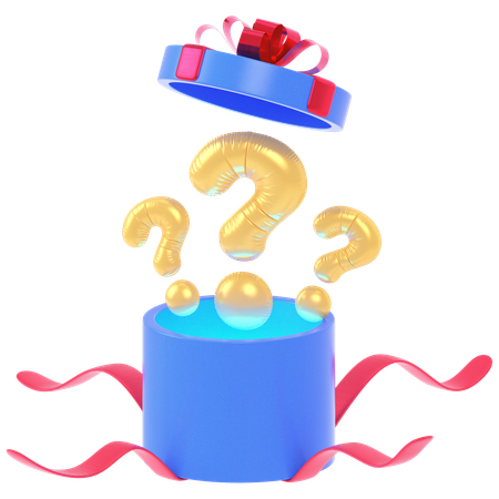 Mystery Box  3D Icon