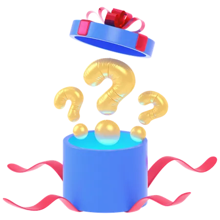 Mystery Box  3D Icon