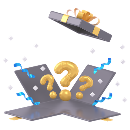 Mystery Box  3D Icon