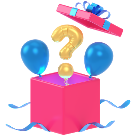 Mystery Box  3D Icon