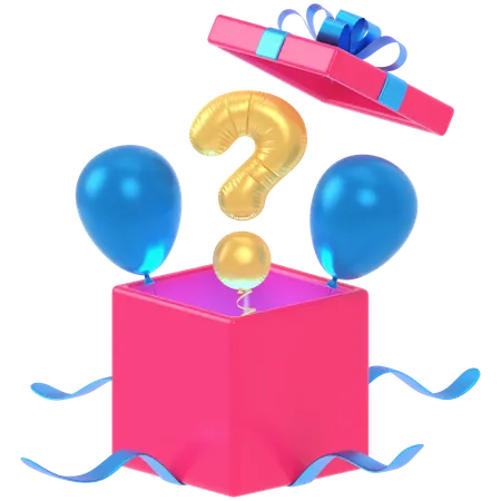 Mystery Box  3D Icon