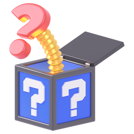 Mystery Box  3D Icon
