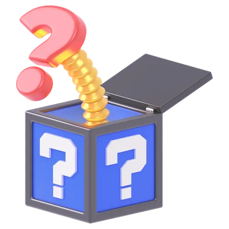 Mystery Box  3D Icon