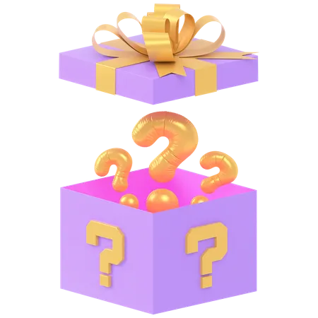 Mystery Box  3D Icon