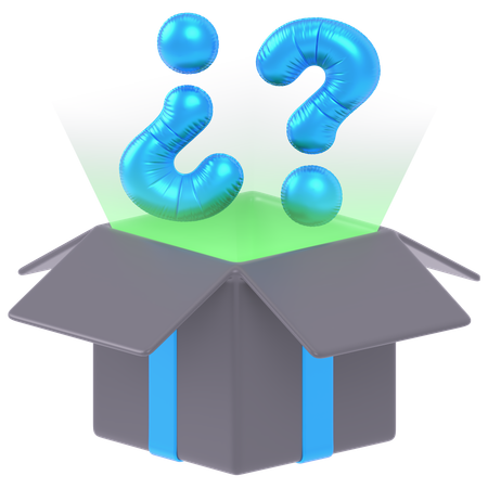 Mystery Box  3D Icon