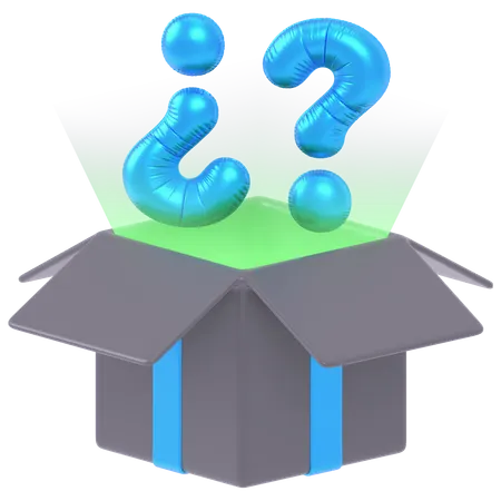 Mystery Box  3D Icon